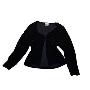 true vintage goth velvet blouse